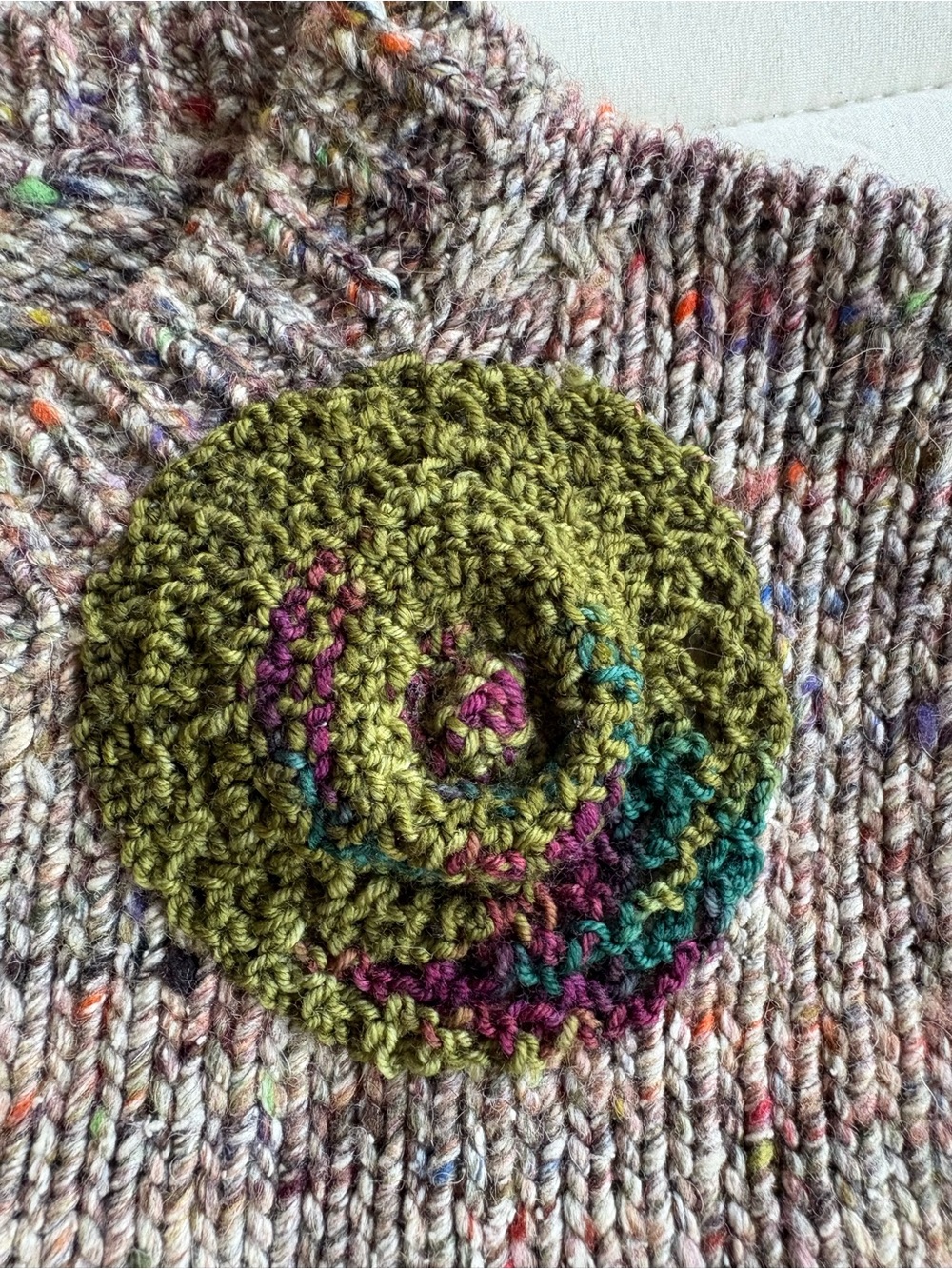 Samuji Wool/Silk Knit Sweater - Picture 5 of 8